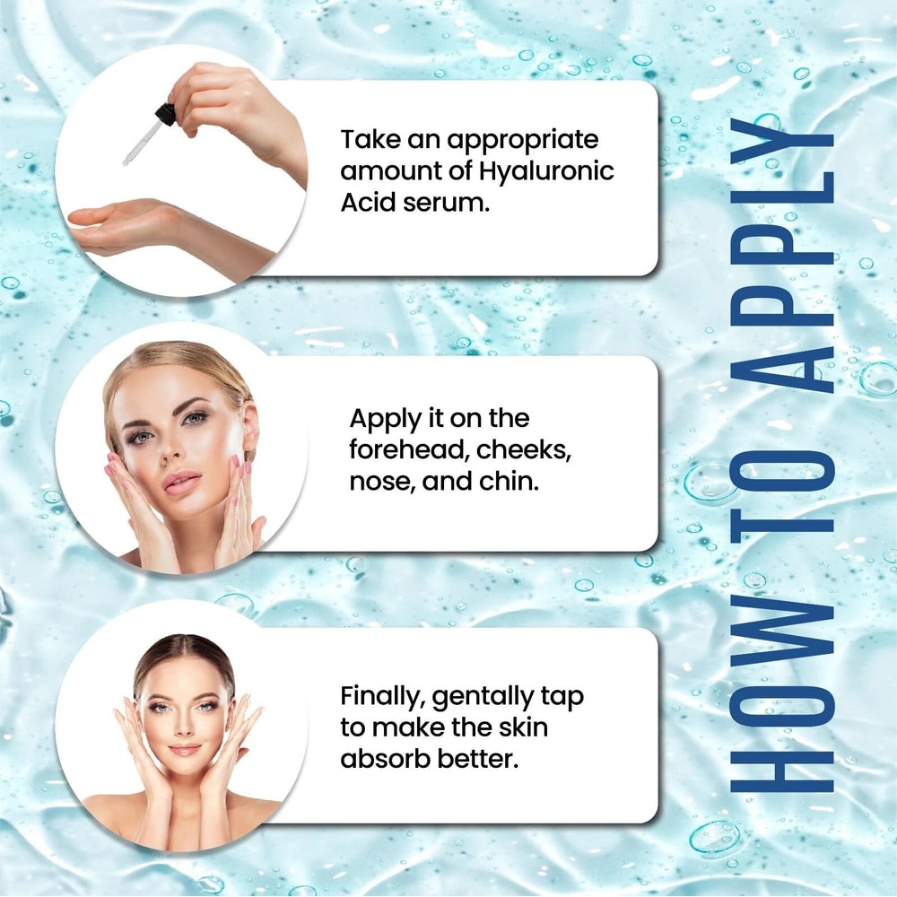 PURE Organic Hyaluronic Acid Serum Anti Aging Wrinkle Reduction 5