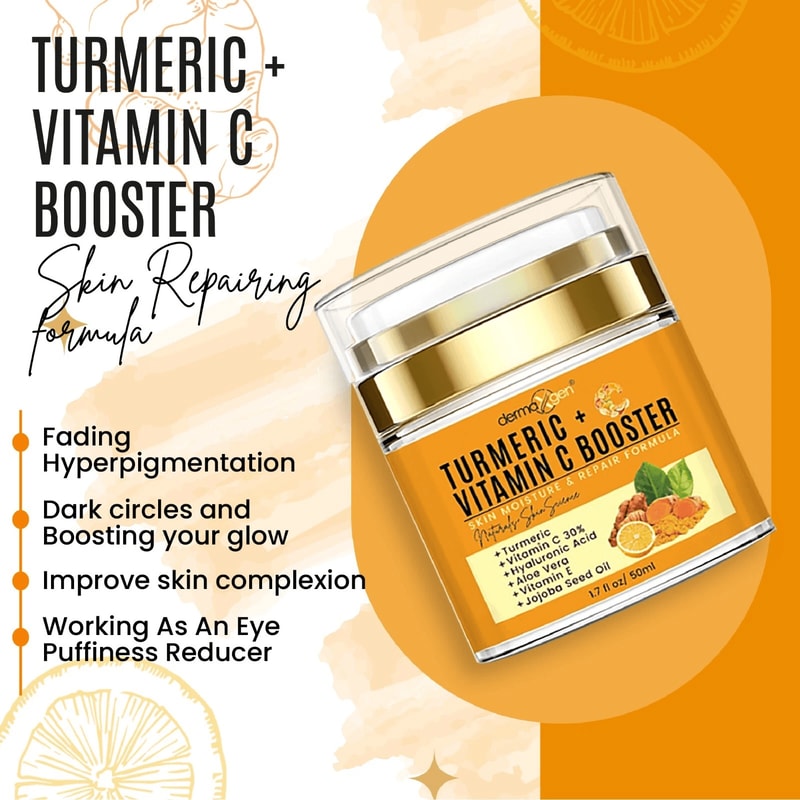 Turmeric Vitamin C Skin Glow Repair Cream Moisturizer For Radiant Youthful Skin 1