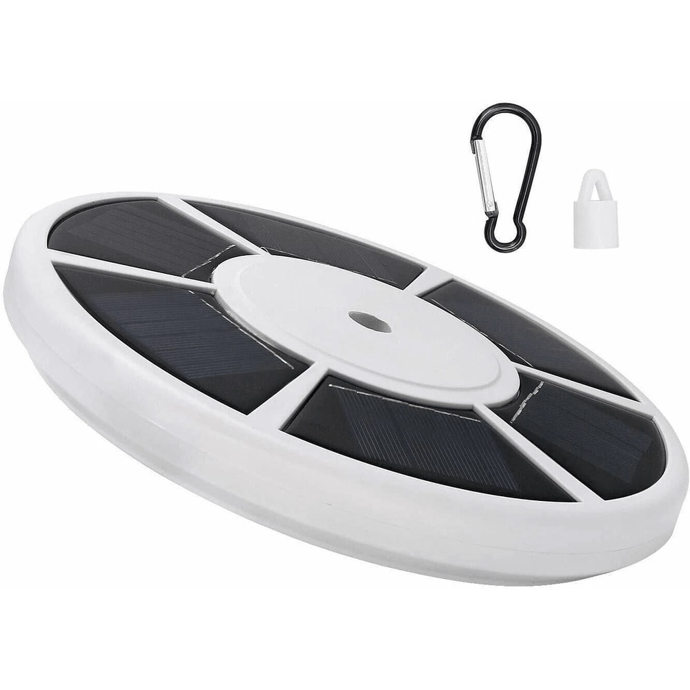 Solar Powered Flag Pole Light LED Auto Active Super Bright Outdoor Waterproof 7