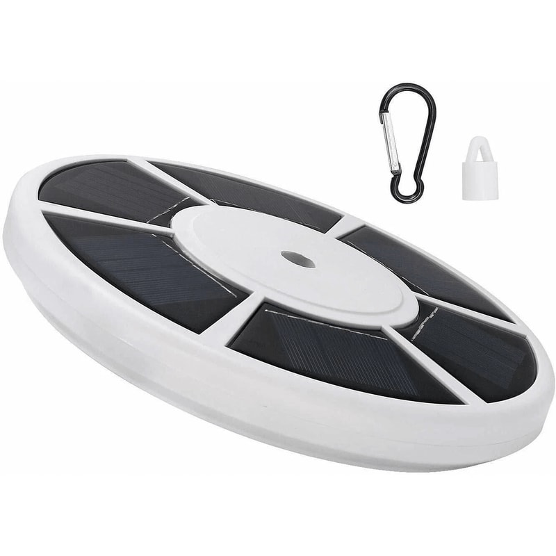 Solar Powered Flag Pole Light LED Auto Active Super Bright Outdoor Waterproof 7