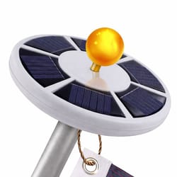solar powered flag pole light led, auto active, super bright, outdoor waterproof