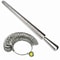 Metal Ring Sizer Gauge Mandrel Finger Sizing Measure Stick For Accurate Sizing Standard Tool For Je 0