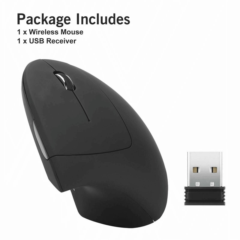 Ergonomic Vertical Wireless Mouse For PC 1