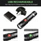 SuperBright LED Tactical Flashlight Zoomable Rechargeable Waterproof 6