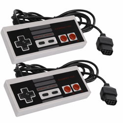 wired controller for nintendo nes console vintage style, reliable gameplay