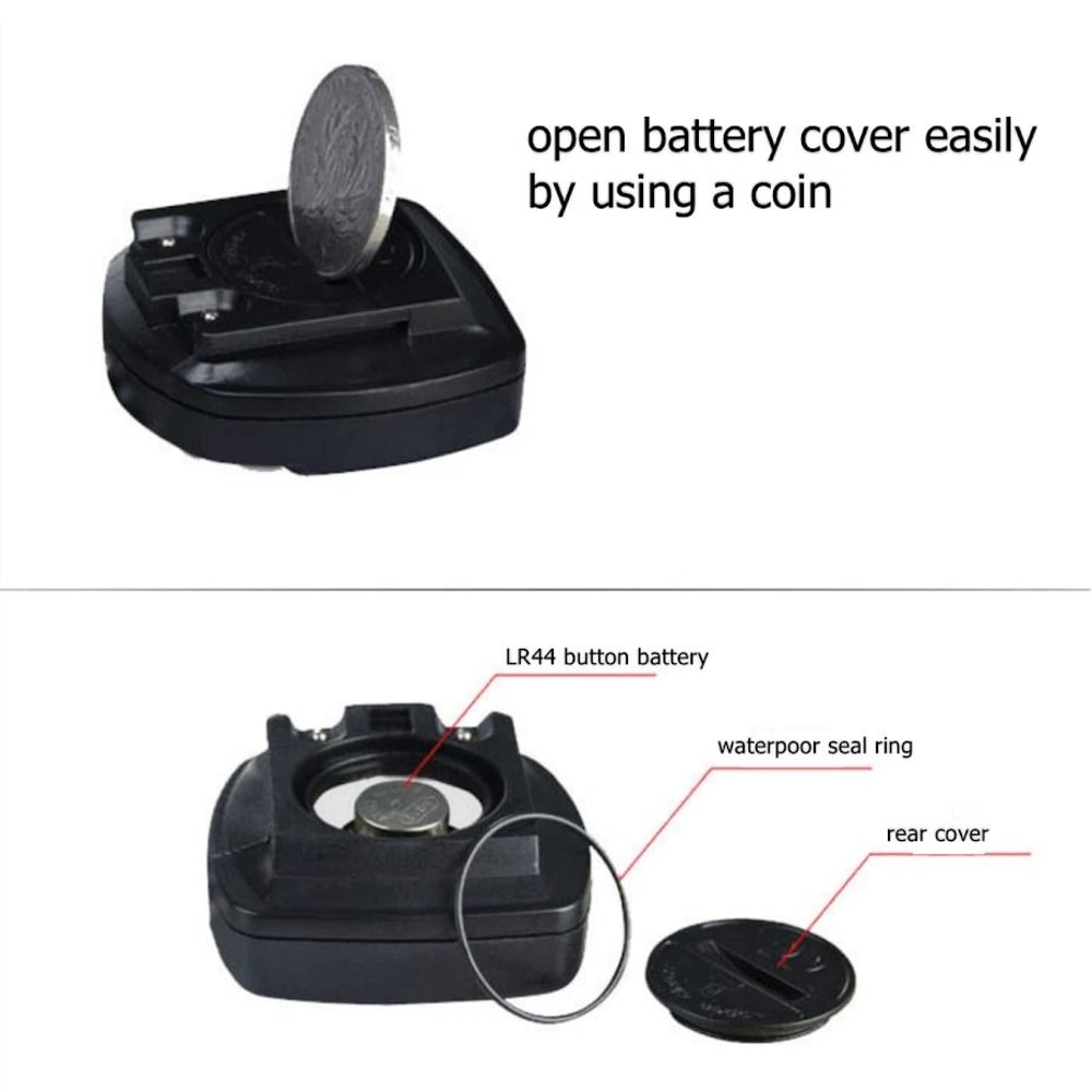 Digital Bike Speedometer Odometer Waterproof LCD Cycle Computer MPHKMH 5