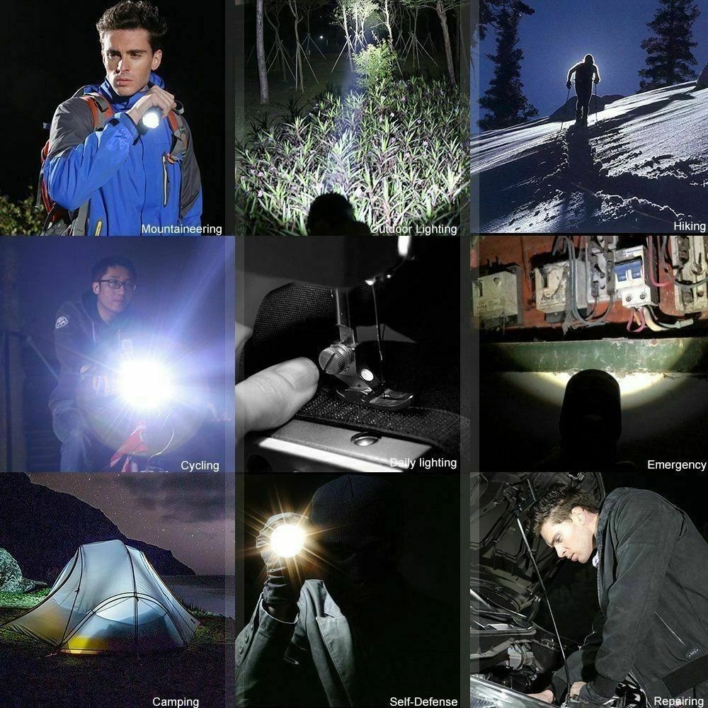 Genuine LED Tactical Flashlight Military Grade Torch Light For Outdoor Adventures 3