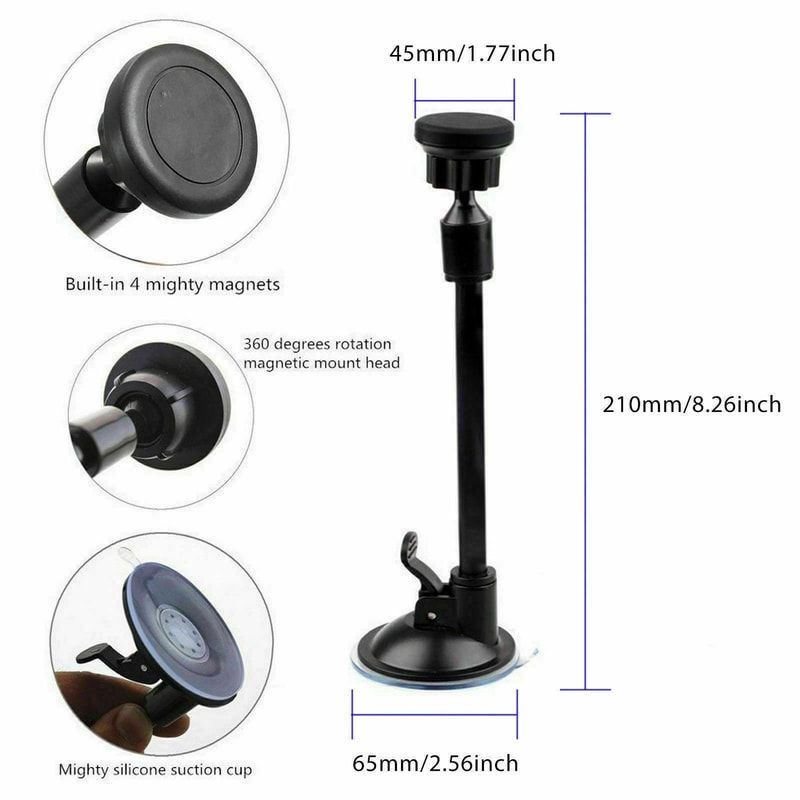 Car Phone Holder For IPhone Samsung Windshield Mount GPS Compatible 7