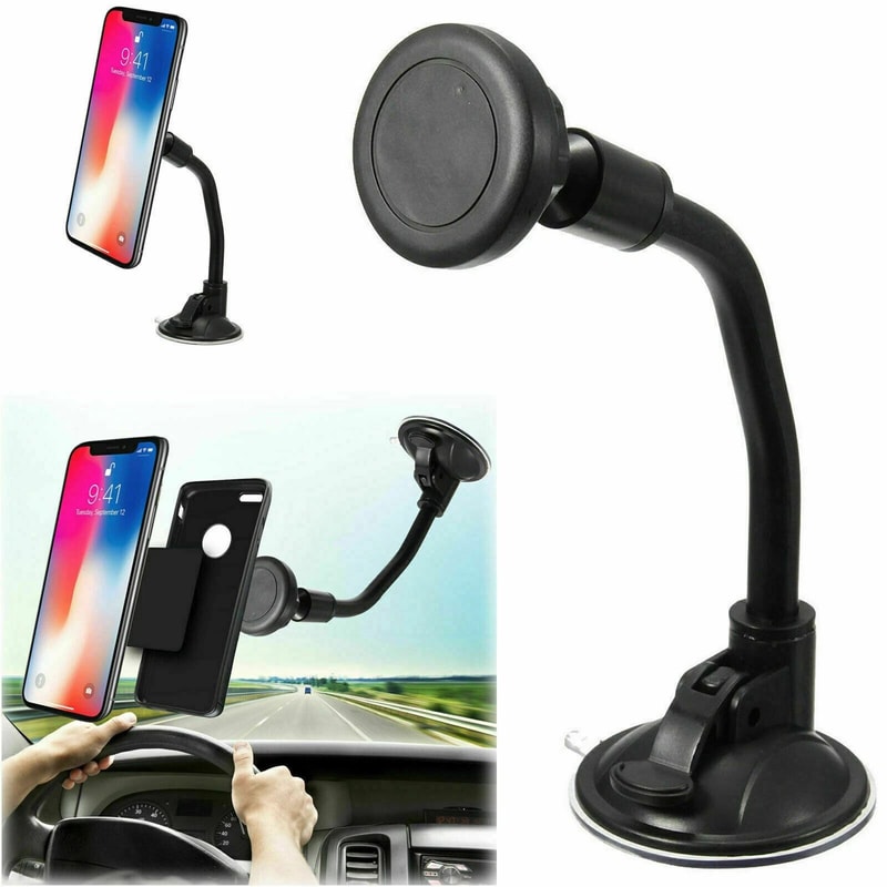 Car Phone Holder For IPhone Samsung Windshield Mount GPS Compatible 8