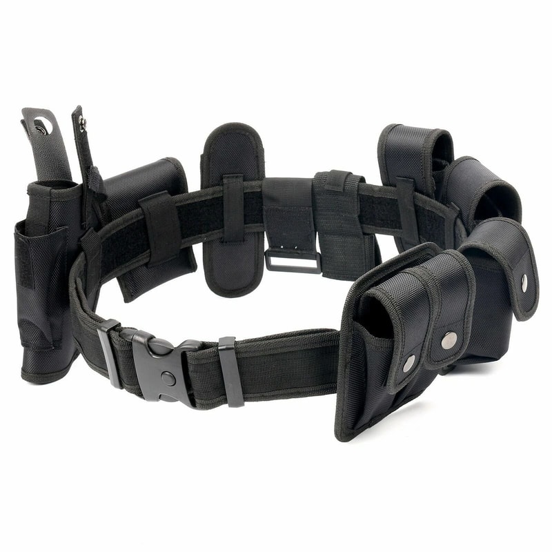 Tactical Modular Nylon Duty Belt For Law Enforcement Security Guards 6
