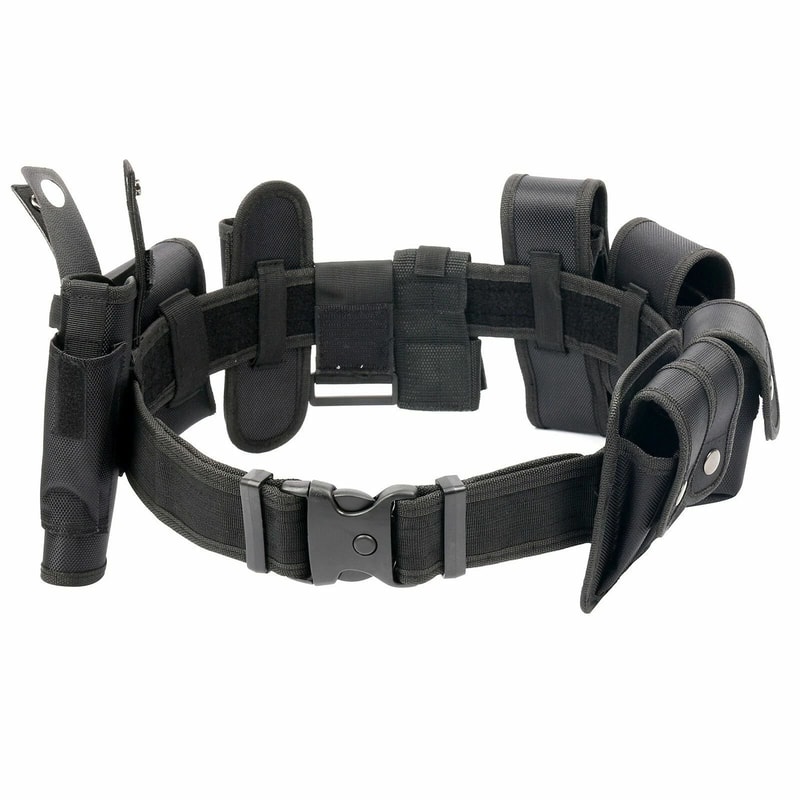 Tactical Modular Nylon Duty Belt For Law Enforcement Security Guards 0