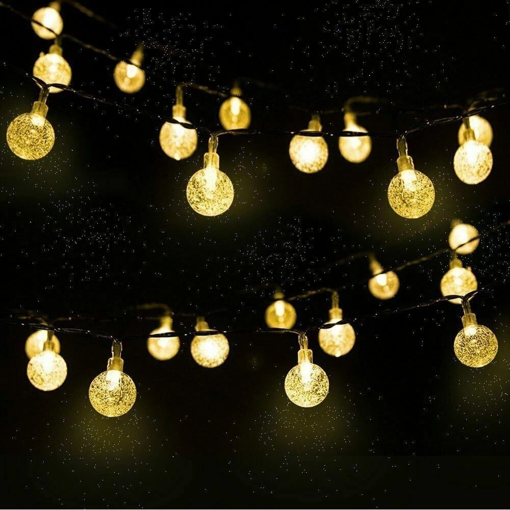 Solar Powered 30 LED String Lights Waterproof Garden Pathway Yard Decor Lamp For Outdoor Use 9