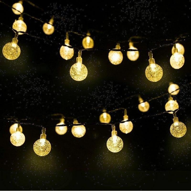 Solar Powered 30 LED String Lights Waterproof Garden Pathway Yard Decor Lamp For Outdoor Use 9