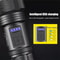 Lumens Tactical Rechargeable LED Flashlight Super Bright Work Light For Outdoor Emergency Use 1