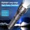 Lumens Tactical Rechargeable LED Flashlight Super Bright Work Light For Outdoor Emergency Use 13