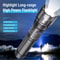 Lumens Tactical Rechargeable LED Flashlight Super Bright Work Light For Outdoor Emergency Use 13