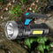 Bright LED Flashlight High Lumens USB Rechargeable Tactical Torch Powerful Zoomable Emergency Light 0