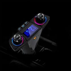 bluetooth car fm transmitter mp3 player adapter kit with hands free calling & usb charger