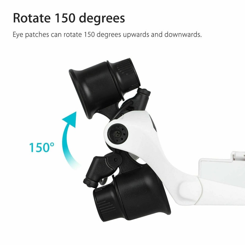 Magnifying Glass LED Light Head Loupe For Jeweler Watch Repair Precision Tasks 1