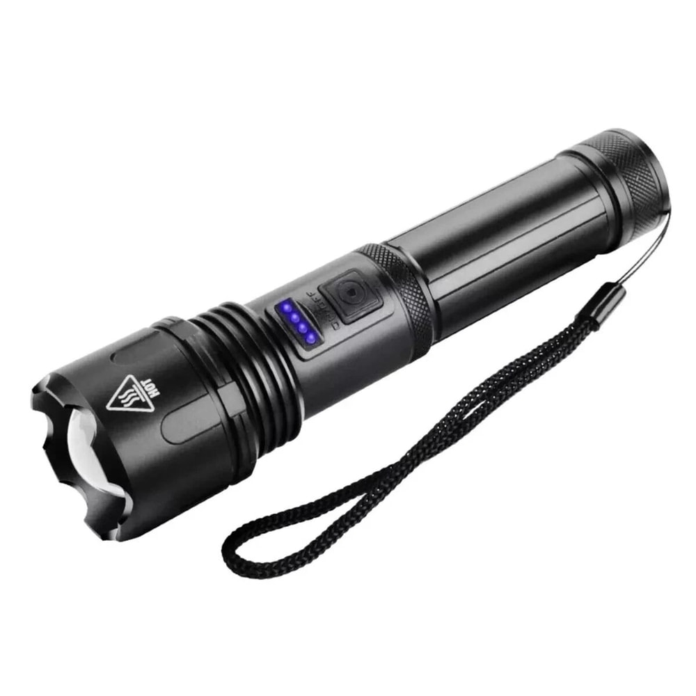 Lumens Tactical LED Flashlight Rechargeable Waterproof Work Light For Outdoor Emergency Use 2