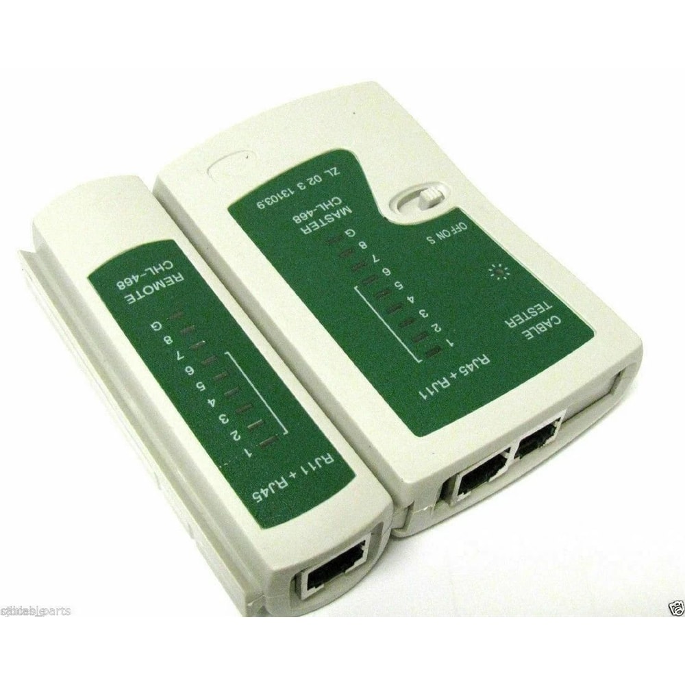 Ethernet Cable Tester Tool For RJ45 RJ11 RJ12 Cat5 Cat6 Reliable Network Testing For LAN Cables 0