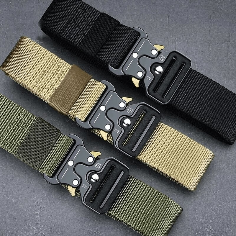 Military Tactical Adjustable Belt Quick Release For Men 0