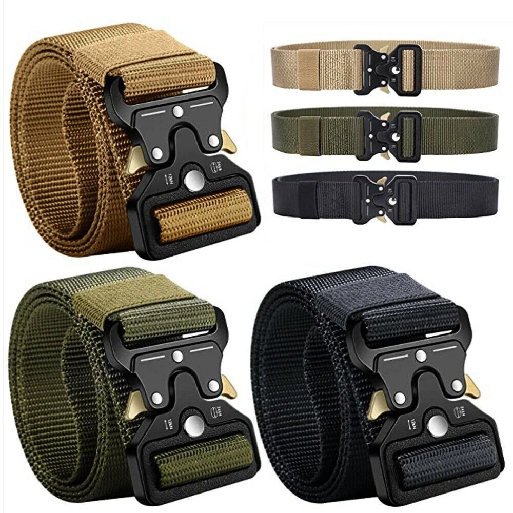Military Tactical Adjustable Belt Quick Release For Men 7