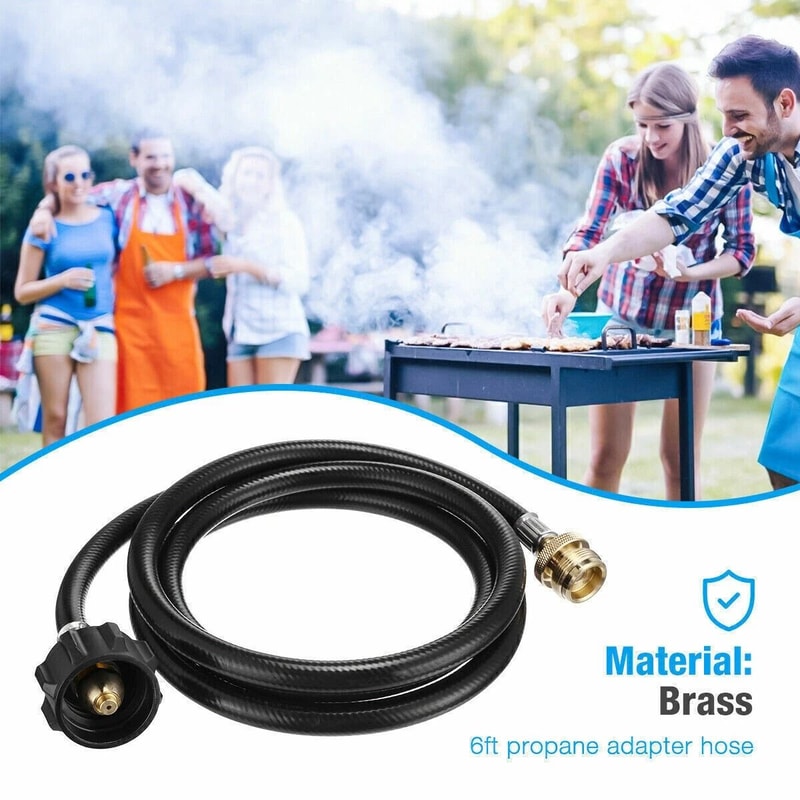 Propane Adapter Hose For LP Tank Converter Fits Gas Grills 7