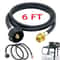 Propane Adapter Hose For LP Tank Converter Fits Gas Grills 9