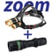Rechargeable LED Headlamp Torch Flashlight With Charger Durable Bright 5