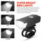 USB Rechargeable LED Bike Headlight Rear Lamp Set Bright Durable Easy To Install 7