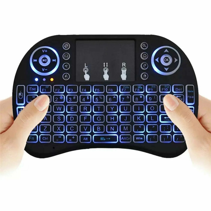 Wireless Mini Keyboard Remote With Touchpad For Smart TV Android TV Box 0