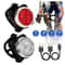 USB Rechargeable LED Bicycle Headlight Rear Lamp Set Waterproof Adjustable Cycling Lights 3