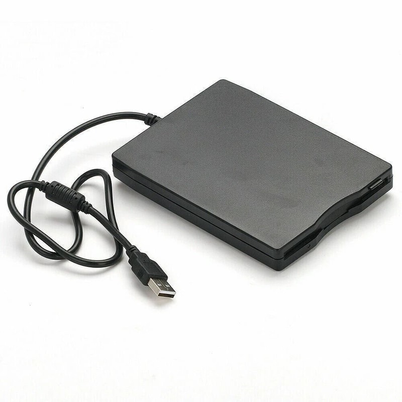 USB Portable External Floppy Disk Drive Reader For PC Laptop 0