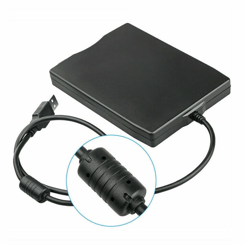 USB Portable External Floppy Disk Drive Reader For PC Laptop 2