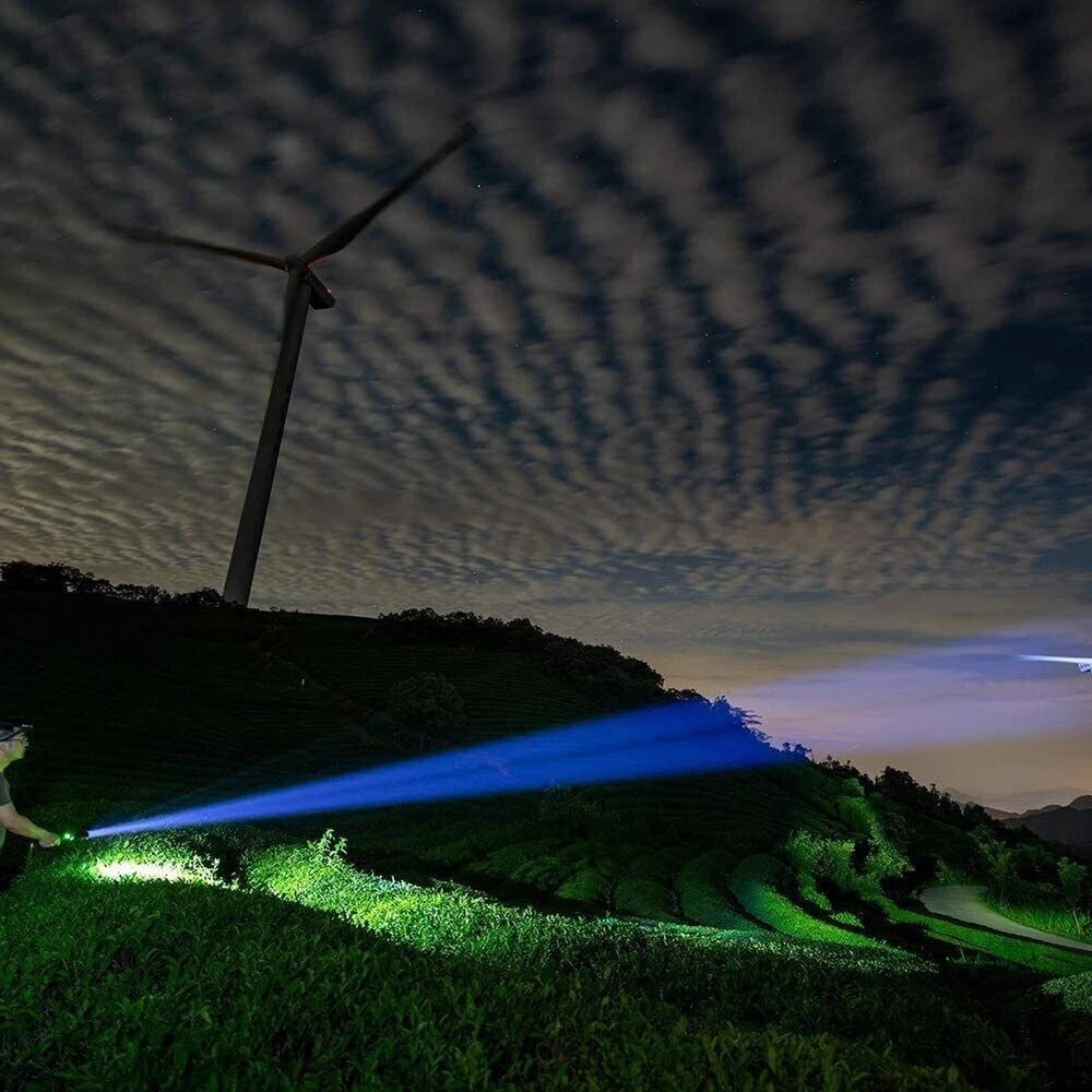 Super Bright LED Tactical Flashlight Rechargeable Zoomable Torch For Outdoor Adventures 0