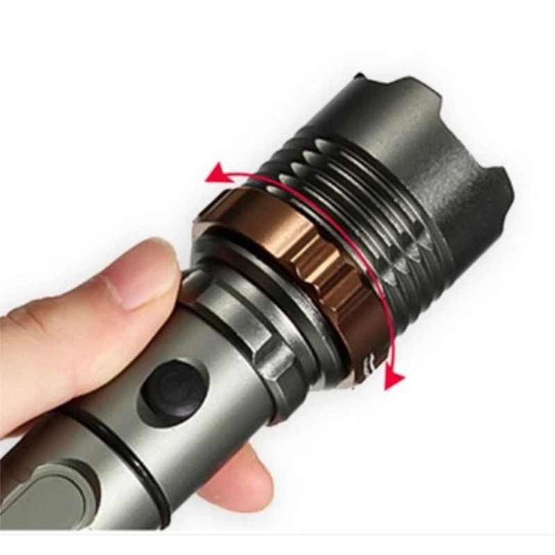 LED Flashlight Super Bright Rechargeable Spotlight Torch 1