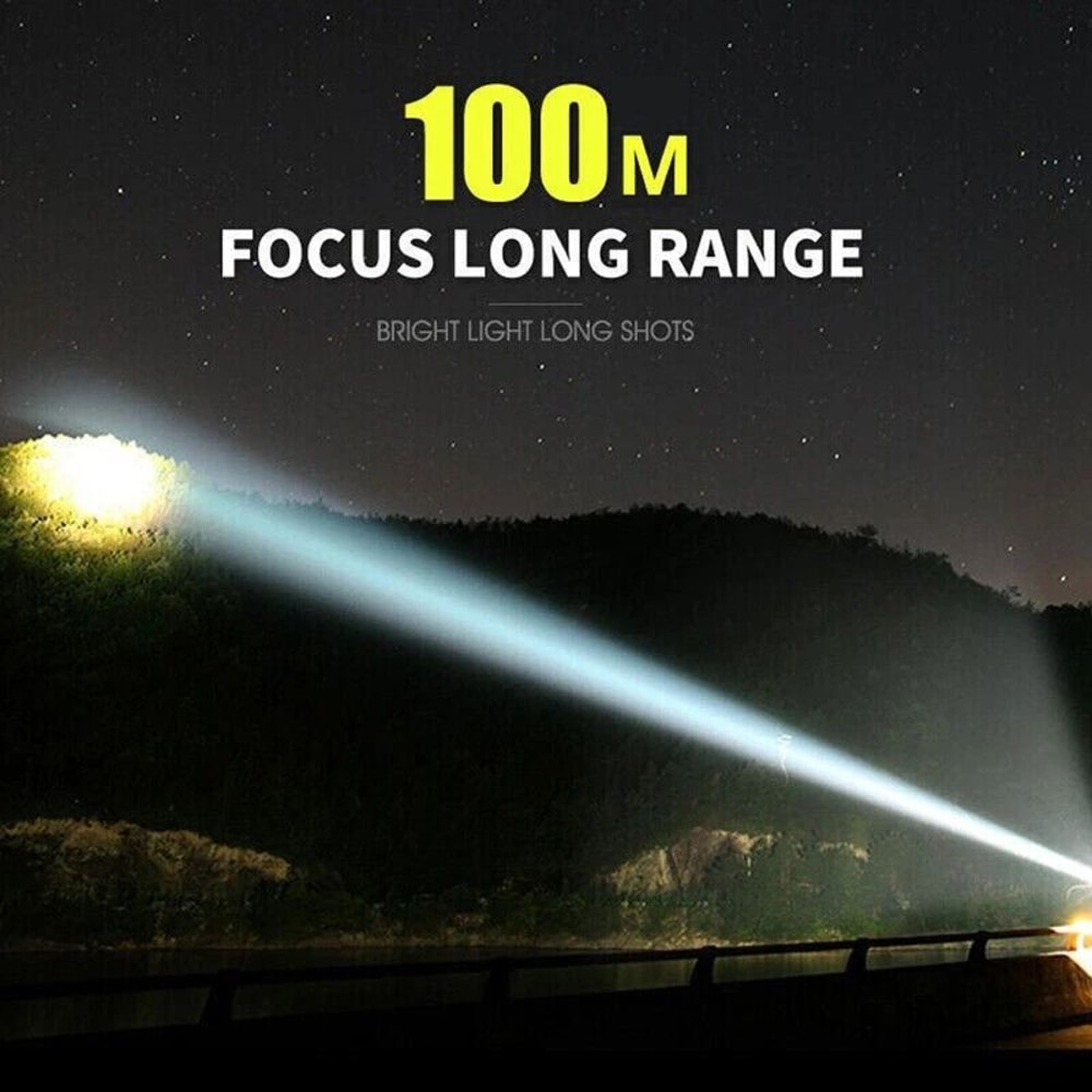 LED Flashlight Super Bright Rechargeable Spotlight Torch 7