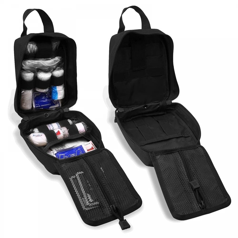 Tactical First Aid Kit With Molle Rip Away EMT Survival Pouch For Outdoor Emergencies 8