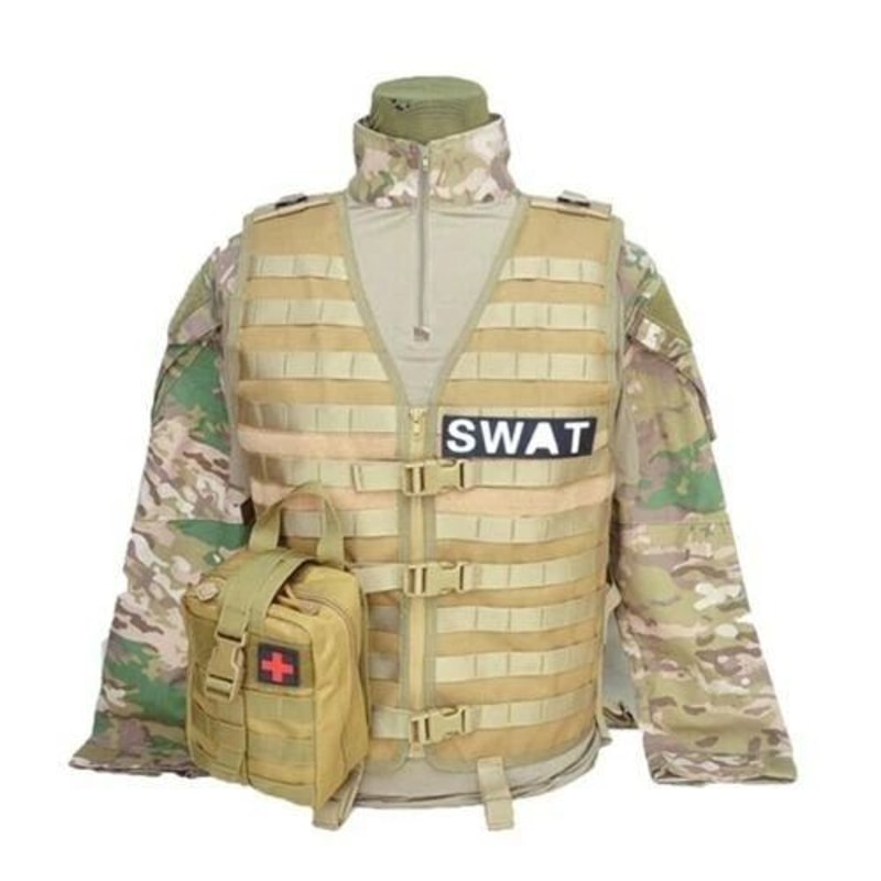 Tactical First Aid Kit With Molle Rip Away EMT Survival Pouch For Outdoor Emergencies 2