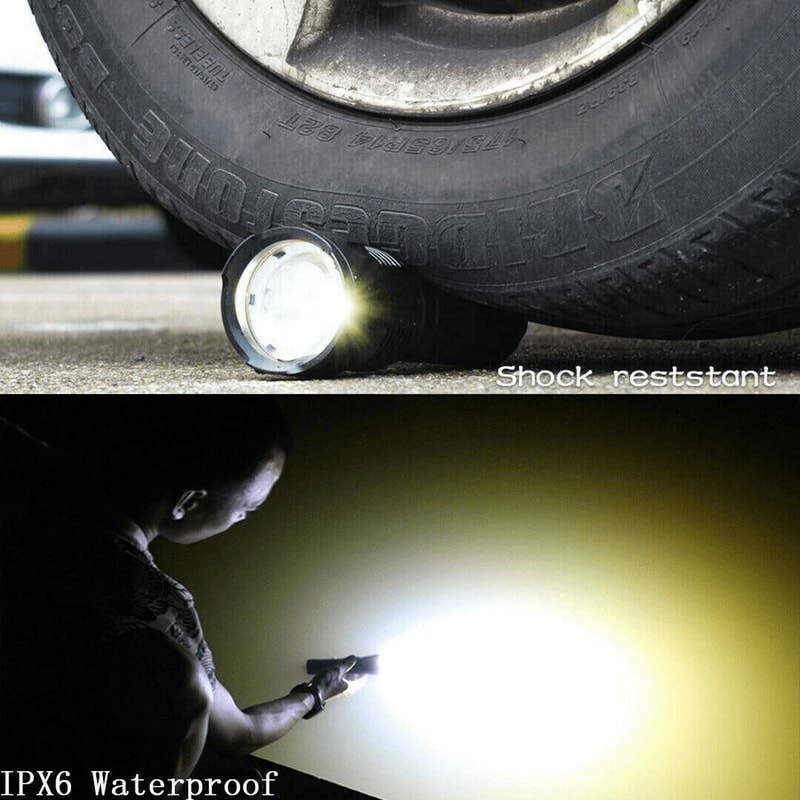 Super Bright LED Tactical Torch With USB Rechargeable Battery 3