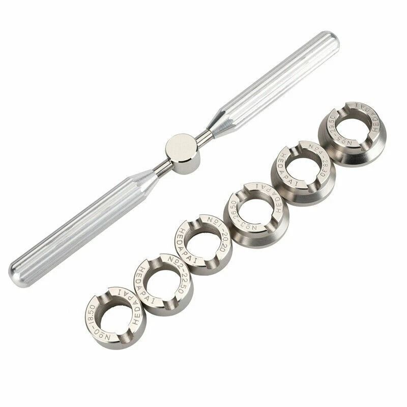 Rolex And Tudor Watch Case Back Cover Opener Tool Kit For Repair Removal 6
