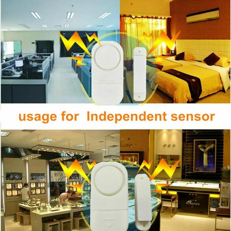 Wireless Door And Window Magnetic Sensor Security Alarm System 2