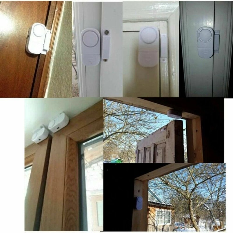 Wireless Door And Window Magnetic Sensor Security Alarm System 3