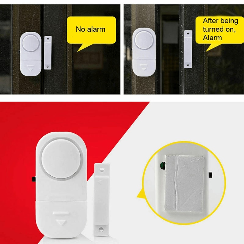 Wireless Door And Window Magnetic Sensor Security Alarm System 4