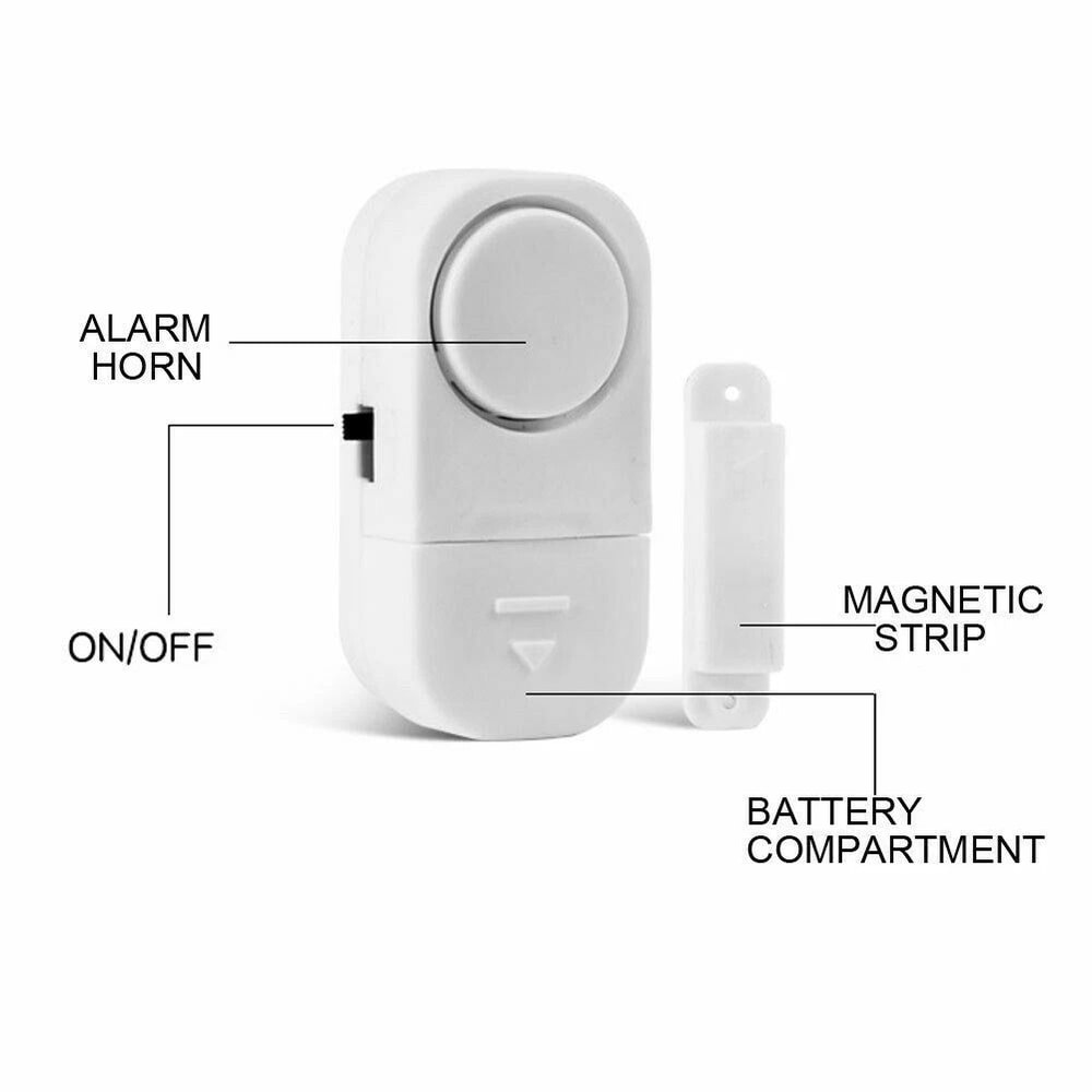 Wireless Door And Window Magnetic Sensor Security Alarm System 6