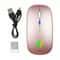 Wireless RGB Optical Mouse USB Rechargeable Cordless For PC Laptop 12