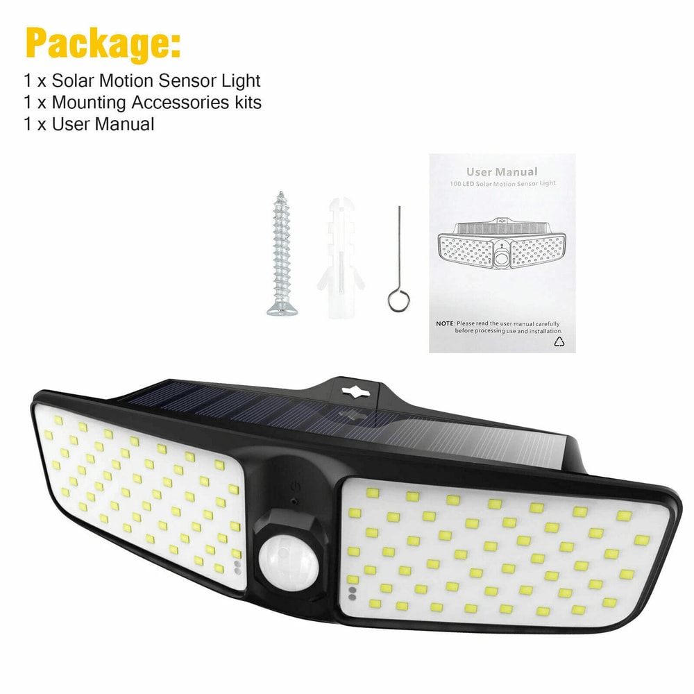 Waterproof Solar Powered LED Motion Sensor Garden Light With LEDs 1