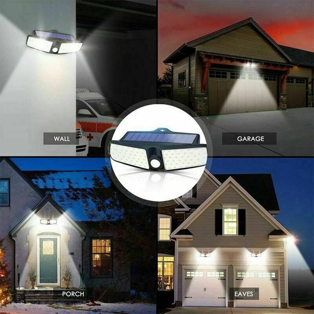 Waterproof Solar Powered LED Motion Sensor Garden Light With LEDs 5