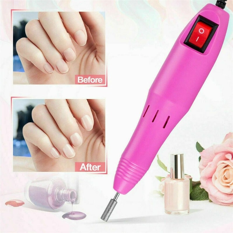 Electric Nail Drill Set Professional Manicure Pedicure Machine With RPM Speed 4